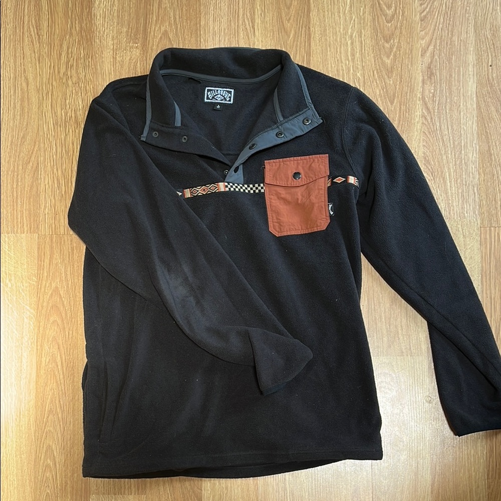 Billabong fleece quarter snap